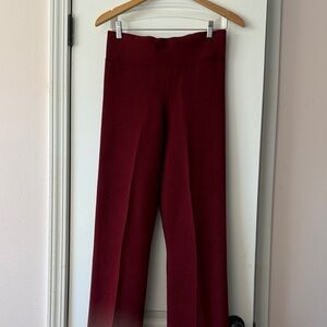 Elegant Burgundy Women's Pants